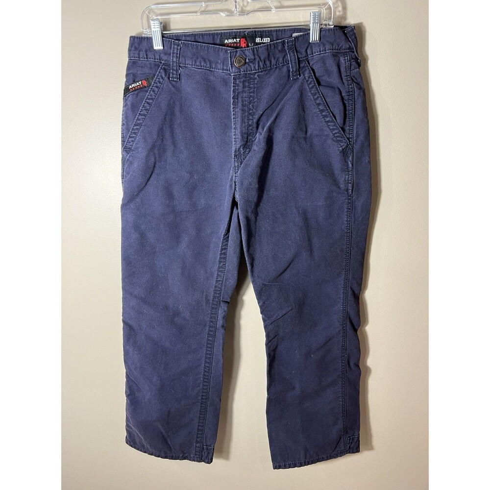 Ariat FR Workhorse Pants  M4 Relaxed Boot Blue Men's 32/30 USA Made 2 Pairs